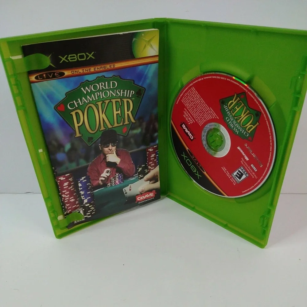 World Championship Poker (Microsoft Xbox, 2004) With Manual